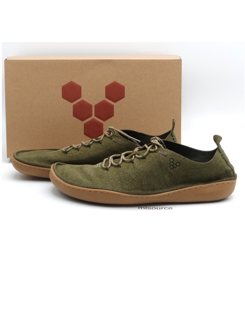 NEW Men's Vivobarefoot Sensus Moc Lace Up Leather Barefoot Shoes